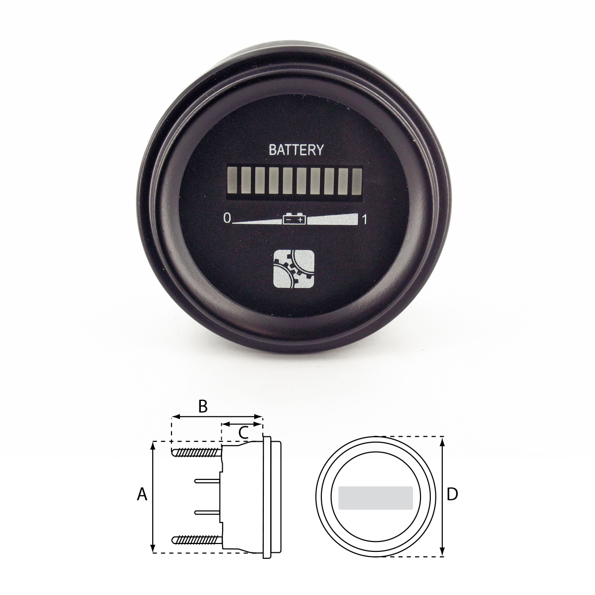 Batterieanzeige 72V LED
